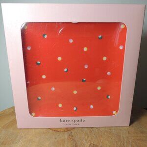 Kate Spade Lenox Christmas Red Spot Tray New in Box